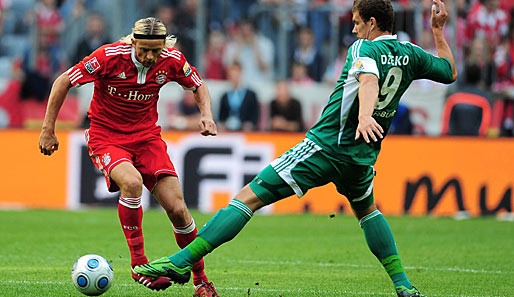 Bayern-Neuzugang Anatolij Tymoschtschuk machte im defensiven Mittelfeld eine starke Partie