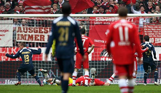 In der letzten Saison verloren die Bayern mit Lukas Podolski zuhause 1:2 gegen Köln