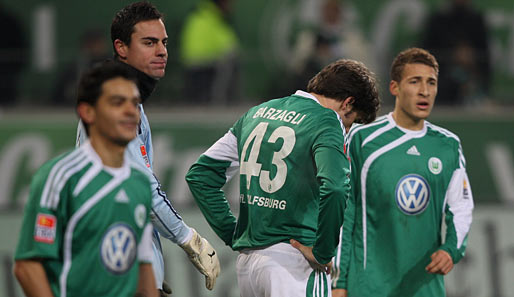 Der deutsche Meister, nur ein Schatten seiner selbst. Wolfsburg spielte ein enttäuschende Hinrunde