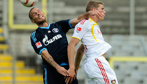 Schalke hat in der Bundesliga eine negative Heimbilanz gegen Leverkusen (7-11-8)