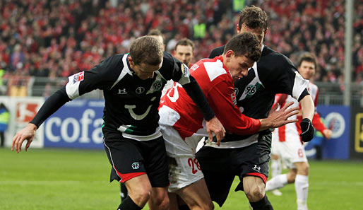 Absteigender Ast: Mainz und Hannover verloren beide vier ihrer letzten fünf Pflichtspiele