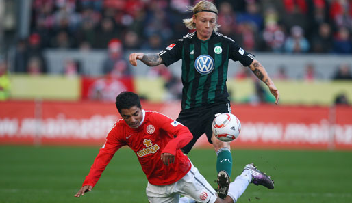 Der Däne Simon Kjaer hielt für Wolfsburg hinten alles dicht und schoss das entscheidende Tor