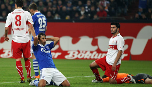 Im Hinspiel trennten sich der VfB Stuttgart und der FC Schalke 04 2:2