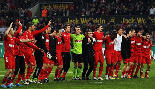 Der 1. FC Köln feierte gegen Hannover den sechsten Heimsieg in Folge