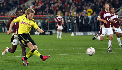 In der Hinrunde kam Hannover gegen Dortmund ordentlich unter die Räder. Endergebnis: 0:4