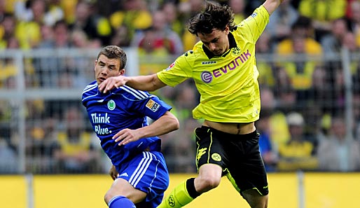 Letzte Saison trennten sich Borussia Dortmund der VfL Wolfsburg 1:1