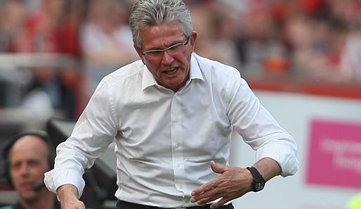 Unzufrieden: Jupp Heynckes kritisierte nach dem Unentschieden das Verhalten der eigenen Fans