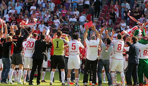 Der VfB Stuttgart ist vorzeitig außer Abstiegsgefahr. Trotzdem hält sich die Euphorie in Grenzen