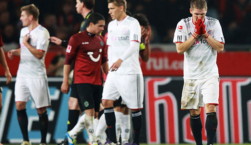 Der FC Bayern kassierte in Hannover die zweite Saisonniederlage
