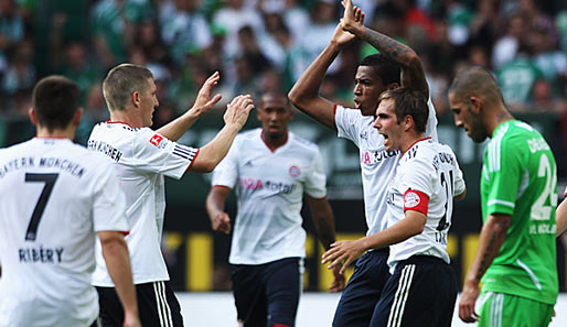 Der FC Bayern gewann das Hinspiel in der Schlussminute durch ein Tor von Gustavo