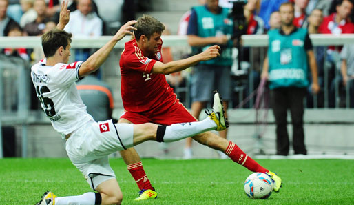 Thomas Müller und Co. starteten mit einer bitteren 0:1-Heimpleite gegen Gladbach