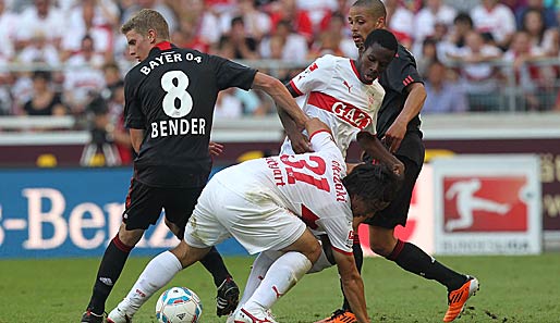 In der Hinrunde behielt Bayer beim VfB knapp mit 1:0 die Oberhand