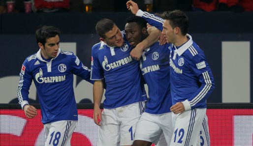 Schalke 04 konnte gegen Mainz nur einmal jubeln: Als Chinedu Obasi den Ausgleichstreffer erzielte