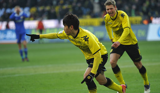 Shinji Kagawa schoss mit seinem 7. Saisontor Dortmund zum Sieg