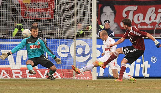 Michael Rensing (l.) gab alles gegen Nürnberg, am Ende verlor der 1. FC Köln dennoch beim Club