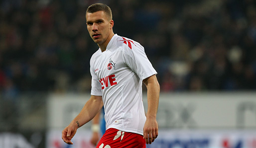 Im Spiel gegen Hoffenheim sicherte Lukas Podolski einmal mehr seinen Kölnern einen Punkt