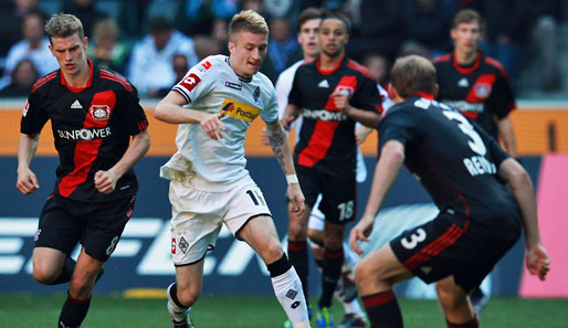 Gladbach und Leverkusen trennten sich in der Vorrunde 2:2