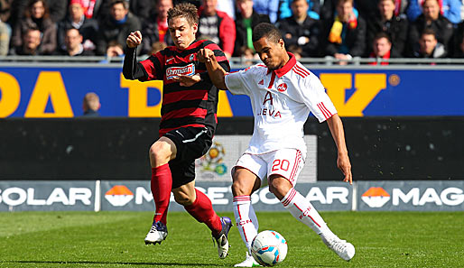 Mit einem tollen Treffer sorgte Nürnbergs Daniel Didavi (r.) für das 1:0 des Clubs