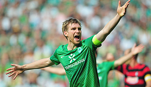 Per Mertesacker wird wohl bis zum Saisonende bei Werder Bremen bleiben