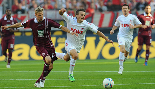 Slawomir Peszko (r.) bereitete das 1:1 der Kölner vor