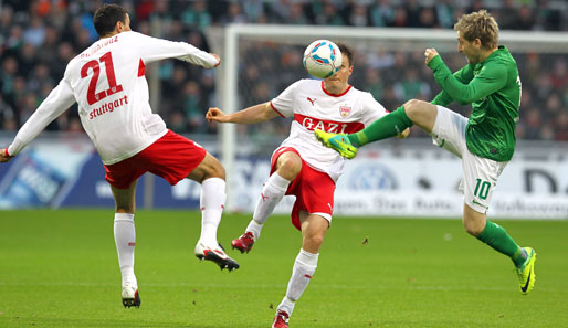 Im Hinspiel gab es für die Stuttgarter nichts zu holen. Bremen gewann mit 2:0