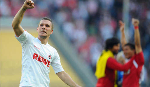 Nationalspieler Lukas Podolski ist beim 1. FC Köln derzeit in bestechender Form