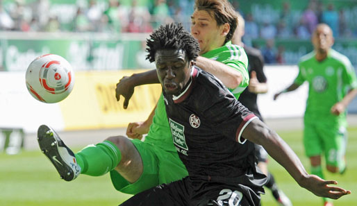 Anfang Mai gab der VfL Wolfsburg gegen den FCK eine 1:0-Führung aus der Hand - Endstand: 1:2