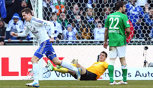 Der Dosenöffner: Julian Draxler erzielte in der zweiten Hälfte das 1:0 für Königsblau
