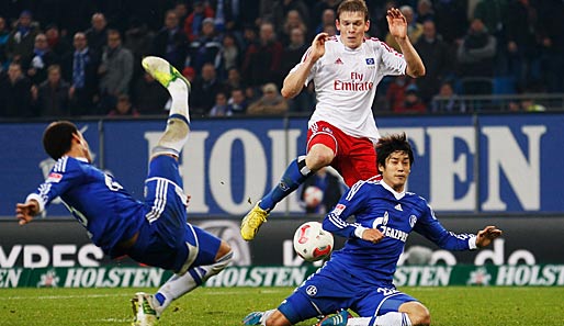 Das 3:1 aus dem Hinspiel gegen Schalke war gleichzeitig eine der besten Saisonleistungen des HSV