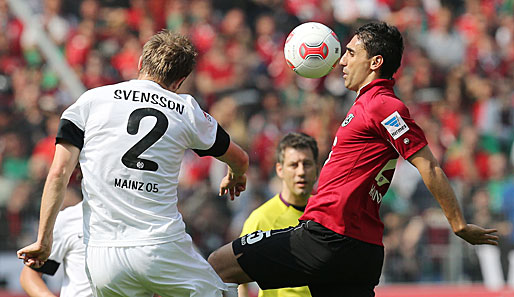 In einer umkämpften Partie trennen sich Hannover 96 und Mainz 05 2:2