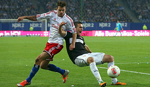 Vedad Ibisevic (r.) erzielte für Stuttgart das entscheidende 1:0 gegen den Hamburger SV