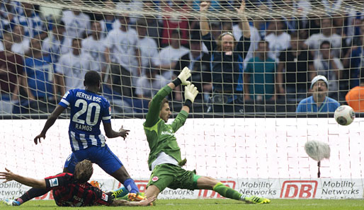 Die Hertha gewann zum Bundesliga-Auftakt 6:1 gegen Frankfurt