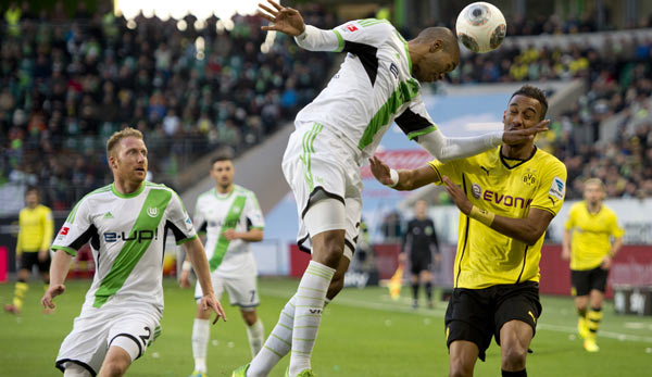 Wolfsburg und Dortmund lieferten sich eine Partie mit vielen Zweikämpfen