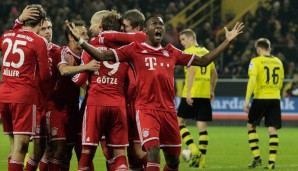 Die Bayern setzen ihre Serie von ungeschlagenen Spielen auch in Dortmund fort
