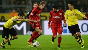Bayer Leverkusen ging bei Borussia Dortmund durch Heung-Min Son in Führung