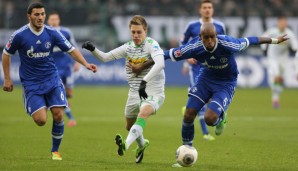 Schalke 04 ging in Gladbach per Foulelfmeter durch Jefferson Farfan in Führung