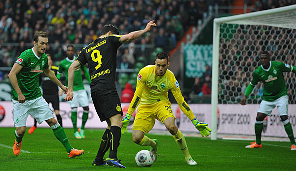 Dortmunds Robert Lewandowski traf erstmals wieder seit dem 14. Spieltag in Mainz