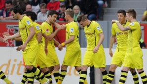 Borussia Dortmund zeigte sich in den vergangenen Wochen in starker Form
