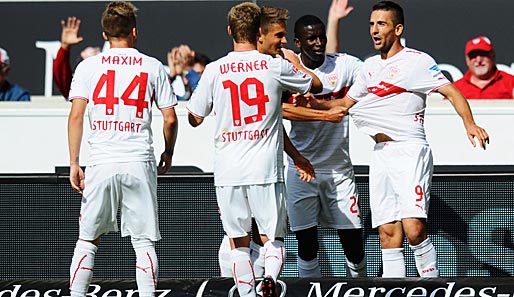 Der VfB Stuttgart schoss sich im kleinen Derby gegen Hoffenheim den kompletten Frust von der Seele
