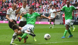 Hart umkämpftes Spiel in der Arena zwischen Bayern und Wolfsburg