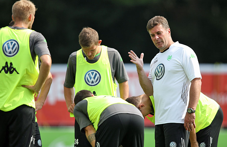 Der Trainer: Dieter Hecking übernahm Wolfsburg in der Winterpause vor eineinhalb Jahren