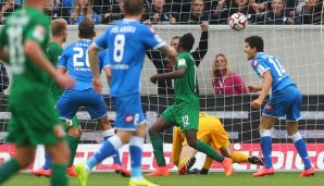 Adam Szalai erzielte im ersten Spiel seinen ersten Treffer für Hoffenheim