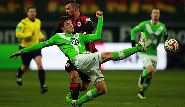 Der VfL Wolfsburg und Eintracht Frankfurt lieferten sich intensives Duell