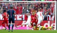 Arjen Robben brachte den FC Bayern München gegen Köln in Führung