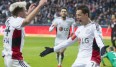 Javier Hernandez erzielte gegen Frankfurt seinen ersten Bundesliga-Doppelpack