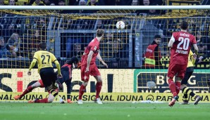 Der frühe Schock für den VfB: Gonzalo Castro erzielt seinen ersten BL-Treffer für den BVB