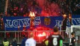 Beim Hessen-Derby sorgten einige Eintracht-Anhänger für einen Eklat