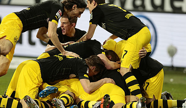 Borussia Dortmund gelang in Wolfsburg in der 93. Minute der vielumjubelte Siegtreffer