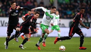Der VfL Wolfsburg tat sich gegen den Hamburger SV lange Zeit sehr schwer
