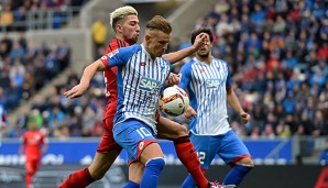 Hoffenheim mit Jonathan Schmid (M.) knöpfte Leverkusen ein Remis ab